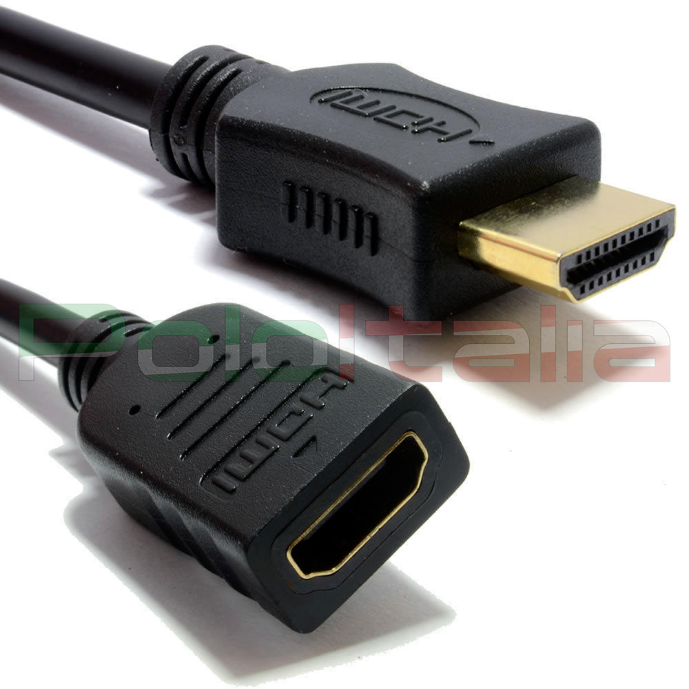 Adattatore Micro HDMI (tipo D) Maschio A HDMI Standard Femmina - High Speed Con Ethernet