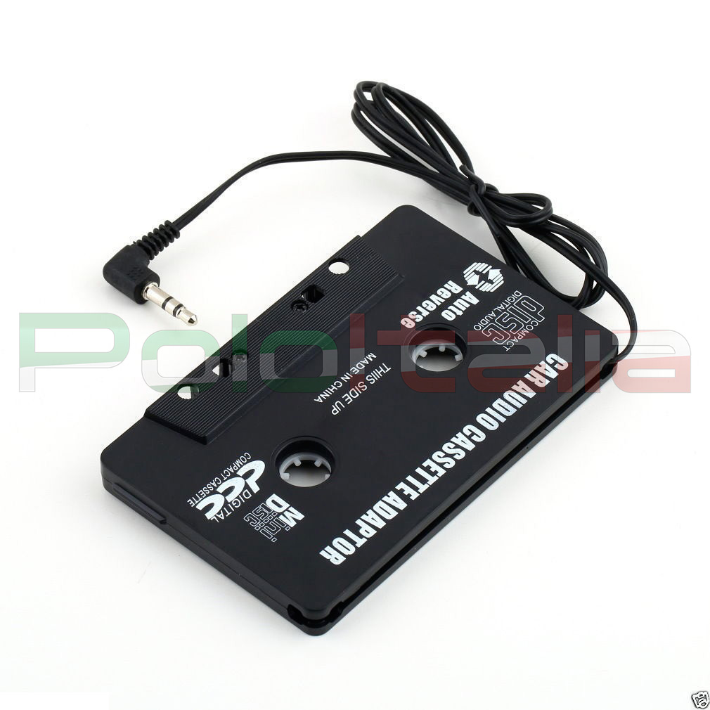Adattatore Cassetta Autoradio A Jack Audio 3.5mm MP3 Aux Per IPod/iPhone - Z17, Nuovo