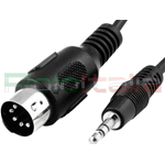 1,5 Metri Cavo Audio DIN 5 poli Maschio / JACK 3,5mm Maschio