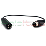 0,2 Metri Cavo Audio DIN 5 poli Maschio / JACK 6,3mm Femmina