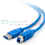 Cavo USB 3.0 Tipo A/B Maschio/Maschio
