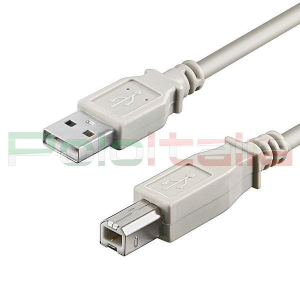 CAVO USB 1,5 METRO A/B STAMPANTE SCANNER DISCO FISSO WEB CAM 