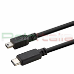 Cavo USB 2.0 Mini B 5 pin Maschio / 3.1 Tipo C Maschio