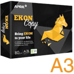 1x Risma da 500 Fogli di Carta A3 EKON 80gr per Stampante Ufficio Fotocopie