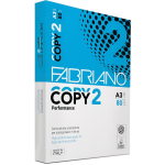 1x Risma da 500 Fogli di Carta A3 FABRIANO Copy 2 80gr per Stampante Ufficio Fotocopie