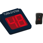 Display Eliminacode a due cifre Led rosso Printex | Visore con Radiocomando per gestione file