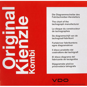 100 Dischi VDO | KIENZLE 140 km/h per Tachigrafi digitali, Cronotachigrafi Camion