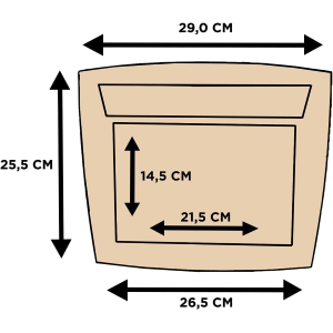 Display Eliminacode a due cifre Led rosso Printex | Visore per gestione file