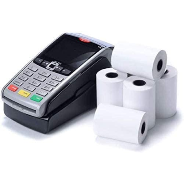 RT-POS-100 - 100 Rotoli in carta termica 57x20 metri  Rotolini per  stampanti Pos e Carte di Credito (57mm x 20 metri - Bianco - 100 rotoli) -  PoloItalia